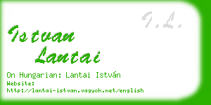 istvan lantai business card